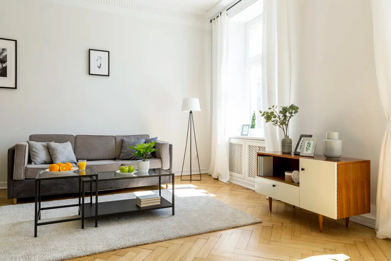 Exemple d'appartement meublé proposé dans une résidence étudiante à Perpignan