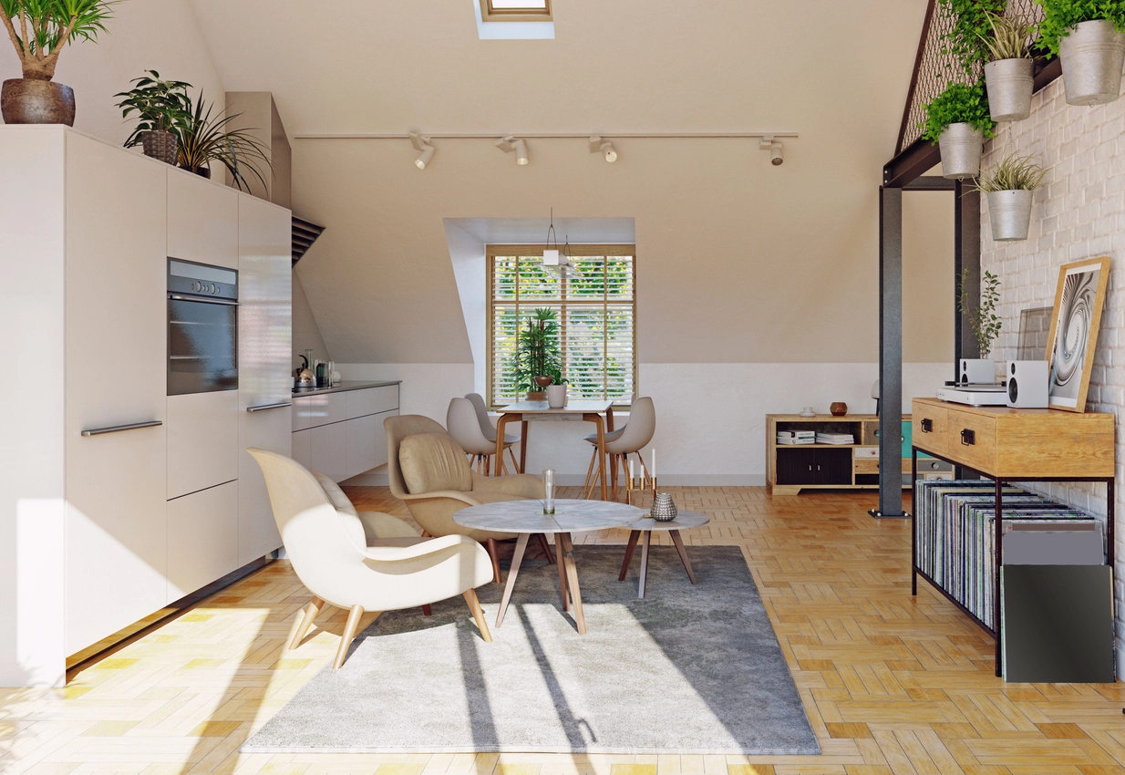 Exemple de location étudiante à Saint-Etienne confortable et moderne