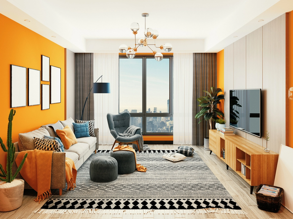 Intérieur d'appartement pour étudiant