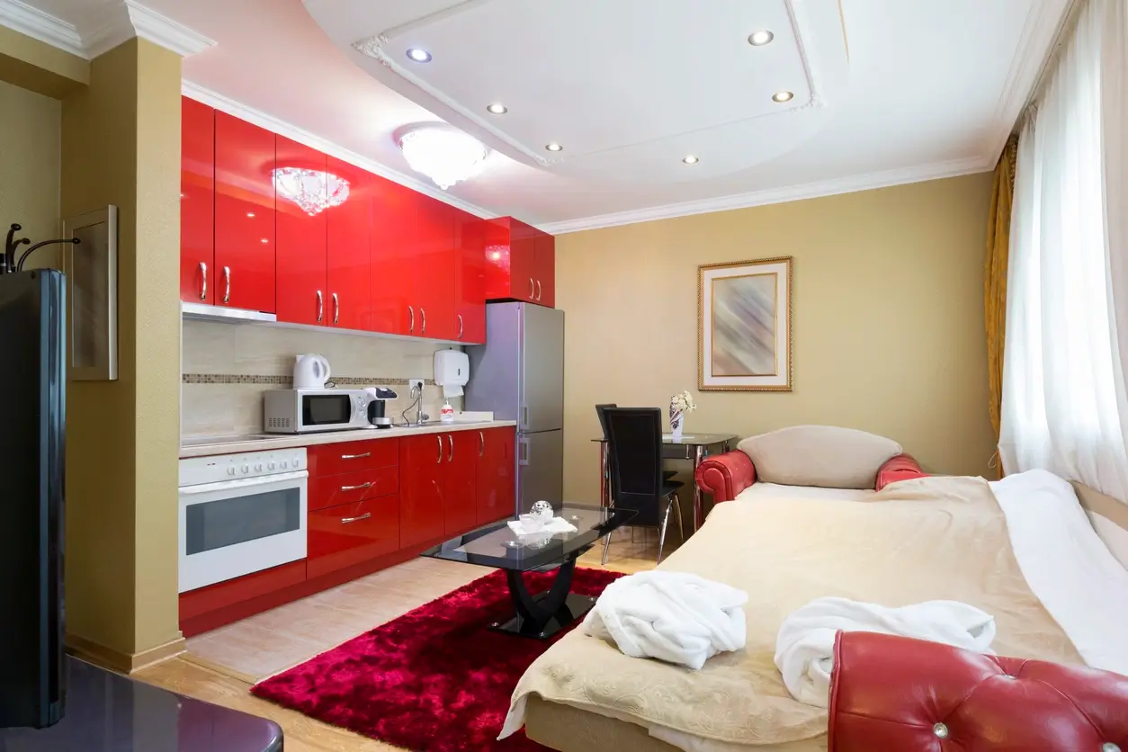 Exemple de studio dans un logement étudiant à Clermont-Ferrand