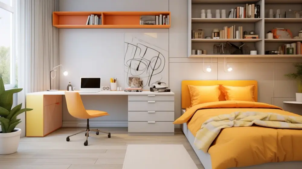 Exemple d'un logement étudiant à Lyon de qualité et moderne