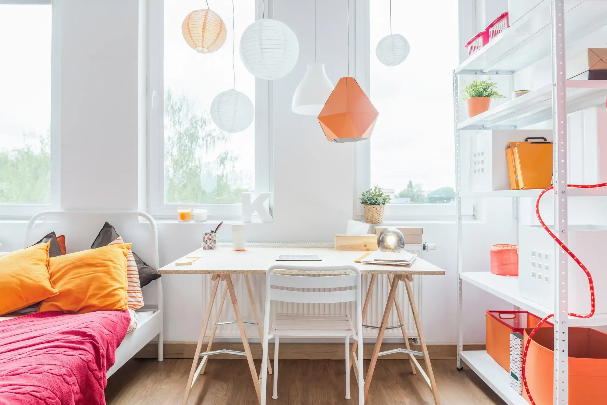 Exemple de studio en résidence étudiante à Saint-Etienne